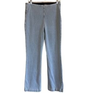 Lysse New York Women's Baby Bootcut Denim Blue Pull On Jeans LG 10-2278-M9